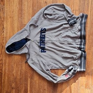 Patriots thermal zipper hoodie 3XL